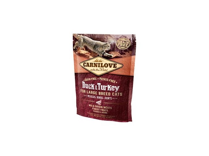 Carnilove Cat LB Duck&Turkey Muscles,Bones,Joints 400g