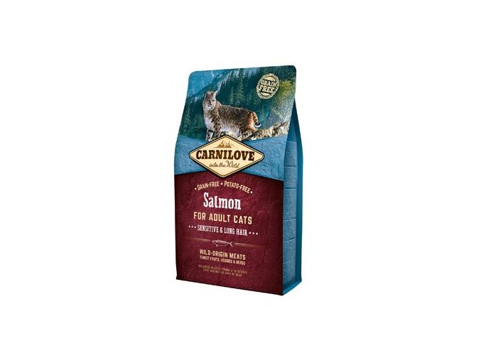 Carnilove Cat Salmon for Adult Sensitiv & LH 2kg