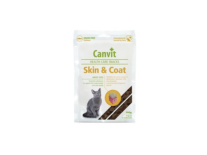 Canvit Snacks CAT Skin & Coat 100g