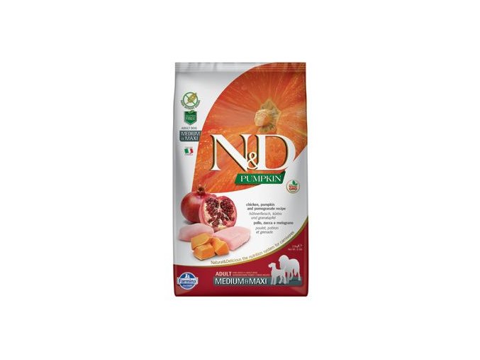 N&D Pumpkin DOG Adult M/L Chicken&Pomegranate 2,5kg