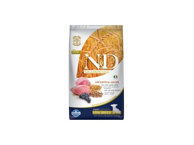 N&D LG DOG Puppy Mini Lamb & Blueberry 2,5kg