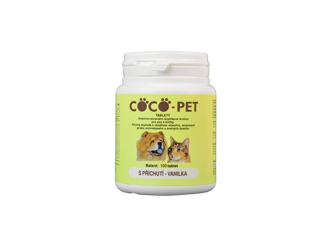 Coco Pet vanilka 100tbl