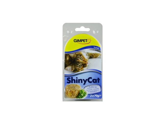 Gimpet kočka konz. ShinyCat tuňak 2x70g