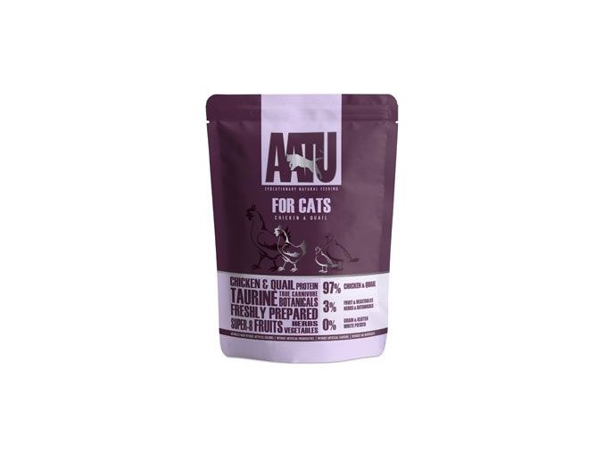 AATU Cat Chicken n Quail kaps. 85g