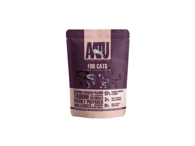 AATU Cat Salmon n Chicken n Prawn kaps. 85g