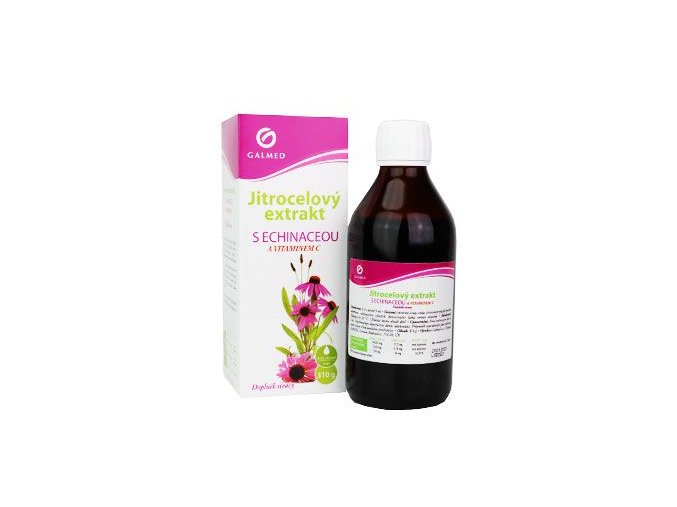 Sirup Jitrocelový extrakt Echinace a vit.C 325g Galmed