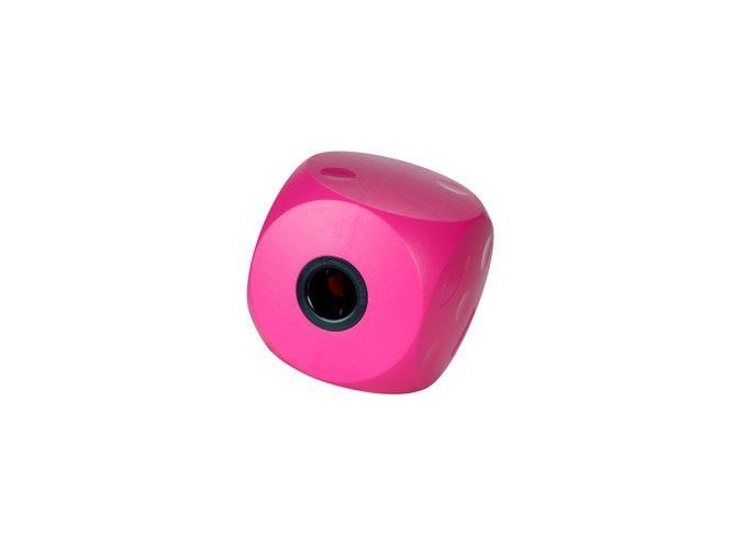 Hračka pes BUSTER Mini cube cherry 9cm, S