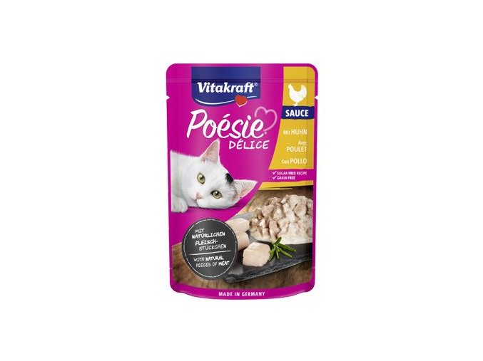 Vitakraft Cat Poésie DéliSauce kapsa kuřecí 85g