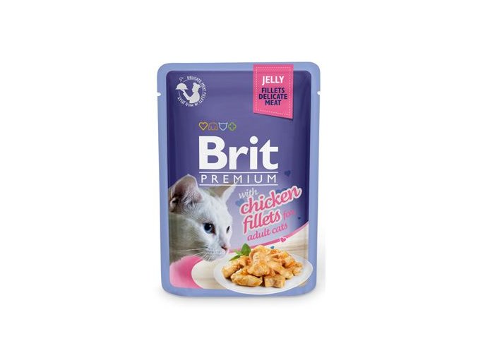 Brit Premium Cat D Fillets in Jelly with Chicken 85g