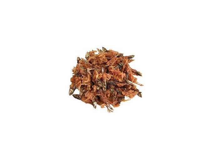 Pochoutka Rybička 6cm omotaná kuřecím masem 250g