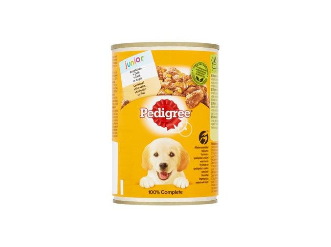 Pedigree konzerva Junior kuřecí v želé 400g