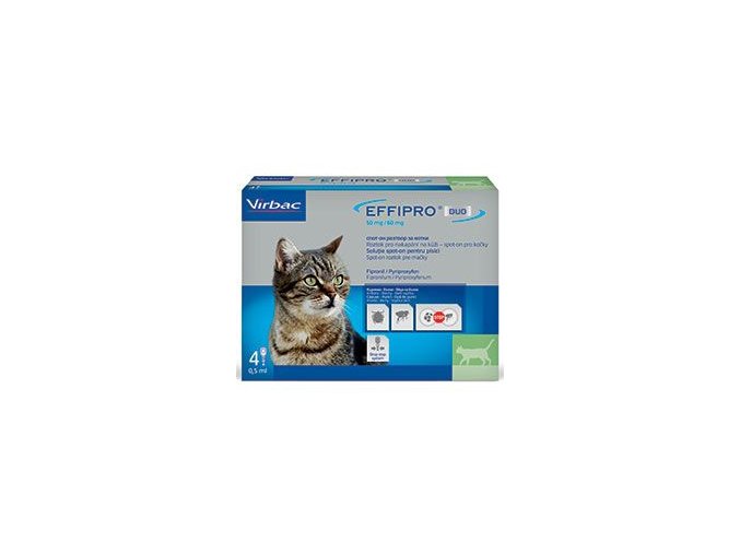 Effipro DUO Cat (1-6kg) 50/60 mg, 4x0,5ml