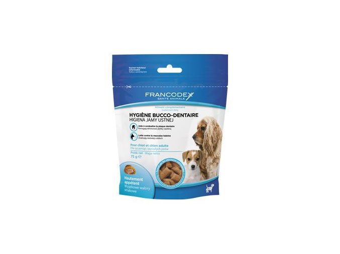 Francodex Pochoutka Breath Dental pes 75g