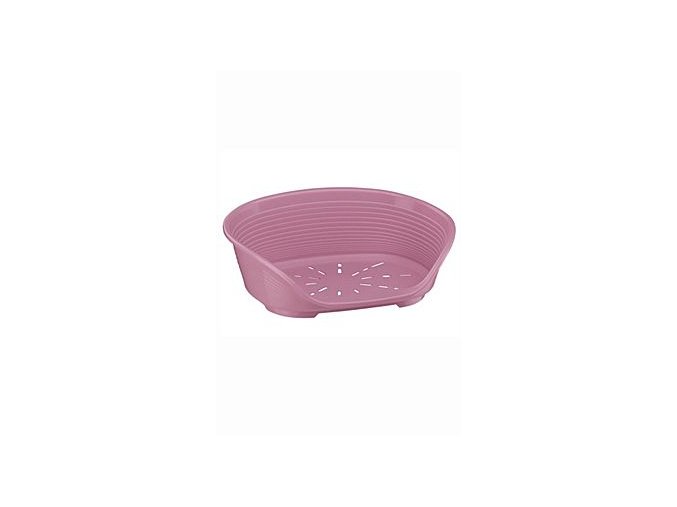 Pelech plast SIESTA DLX 2 růžový 49x36x17,5cm FP 1ks