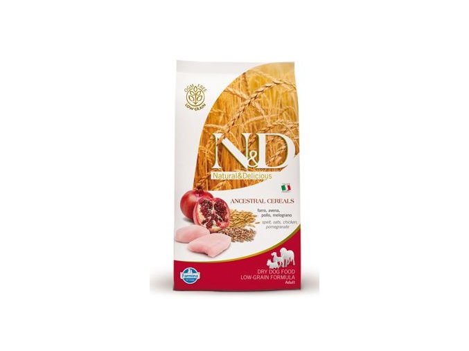 N&D LG DOG Adult Mini Chicken & Pomegranate 2,5kg