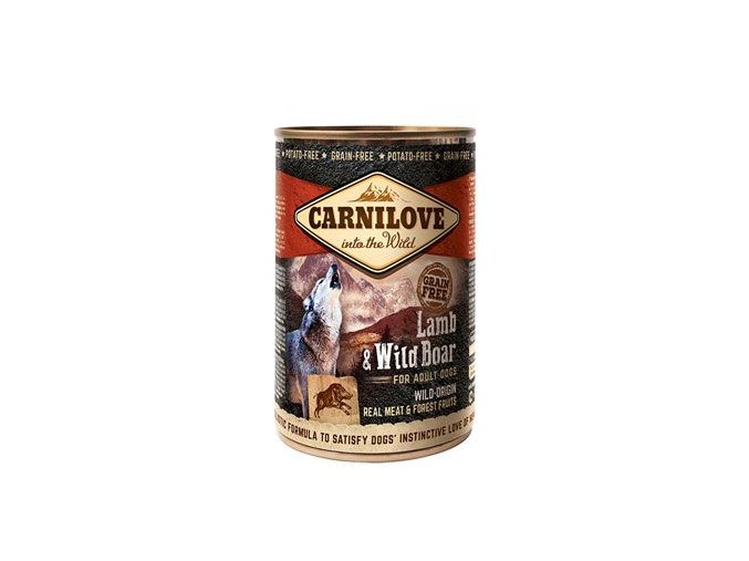 Carnilove Wild konz Meat Lamb & Wild Boar 400g