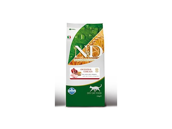 N&D LG CAT Adult Chicken & Pomegranate 10kg