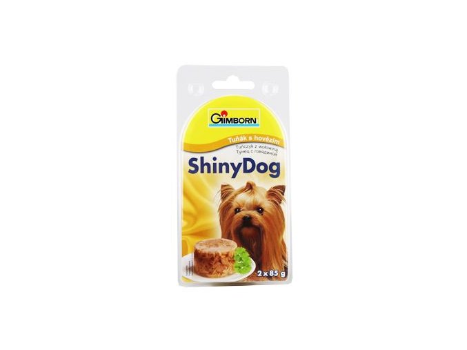 Gimborn konz. ShinyDog tuňák/hovězí 2x85g