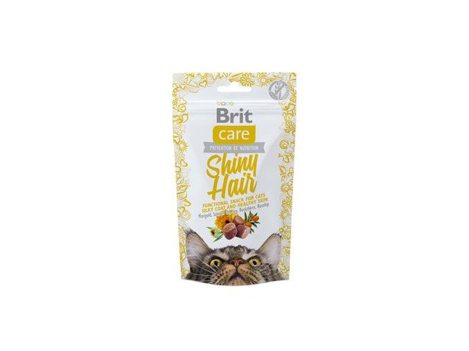 Brit Care Cat Snack Shiny Hair 50g