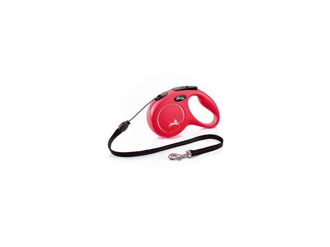 Vodítko FLEXI Classic NEW M lanko 5m/20kg červená