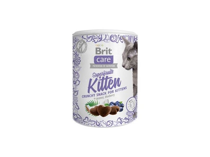 Brit Care Cat Snack Superfruits Kitten 100g