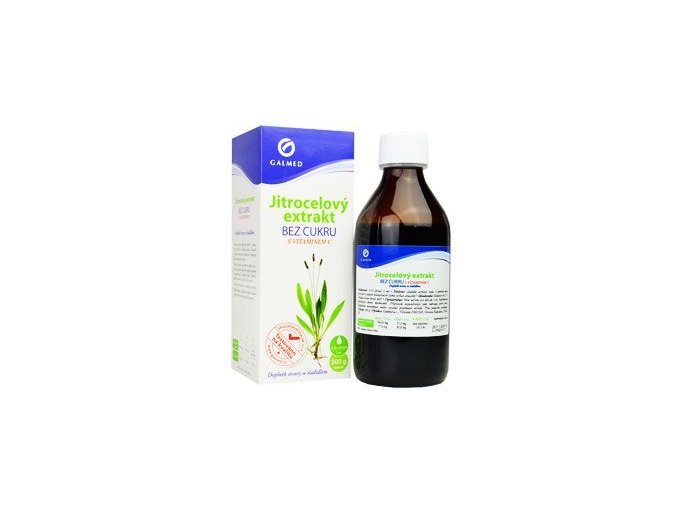 Sirup Jitrocelový s vit. C bez cukru 300g Galmed