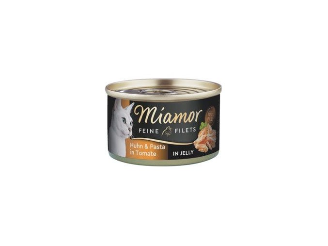 Miamor Cat Filet konzerva kuře+těstoviny v želé 100g