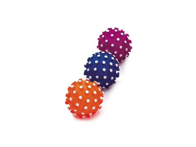 Hračka pes Míč bodlinka 9cm latex