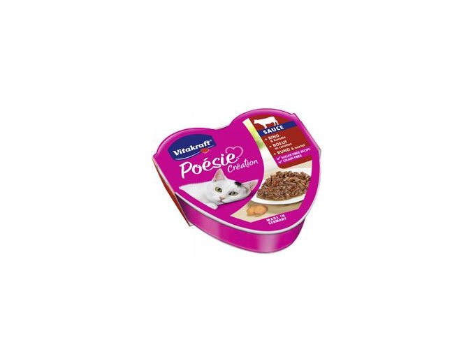 Vitakraft Cat Poésie konz. šťáva hovězí, mrkev 85g
