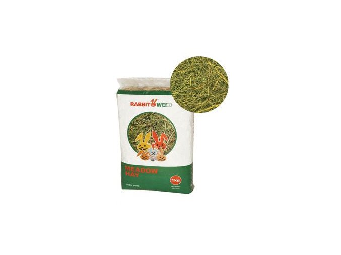 Seno luční RabbitWeed 1kg 40 l