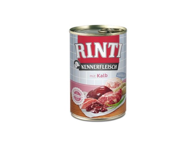 Rinti Dog Kennerfleisch konzerva telecí 400g