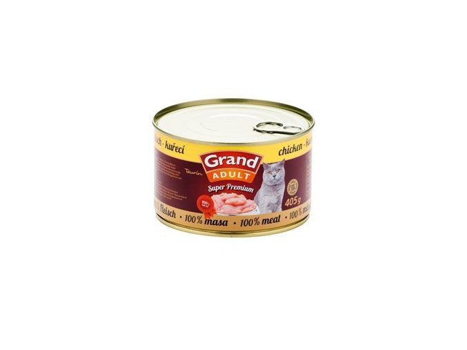 GRAND konz. Superpremium kočka kuřecí 405g