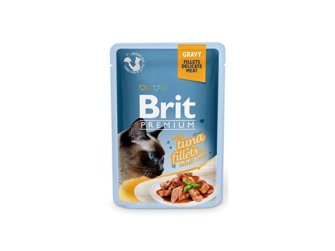 Brit Premium Cat D Fillets in Gravy With Tuna 85g