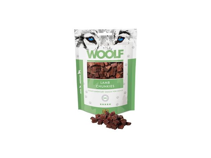 WOOLF pochoutka lamb chunkies 100g