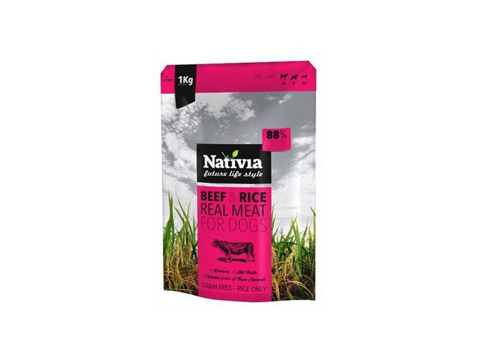 Nativia Real Meat Beef&Rice 1kg