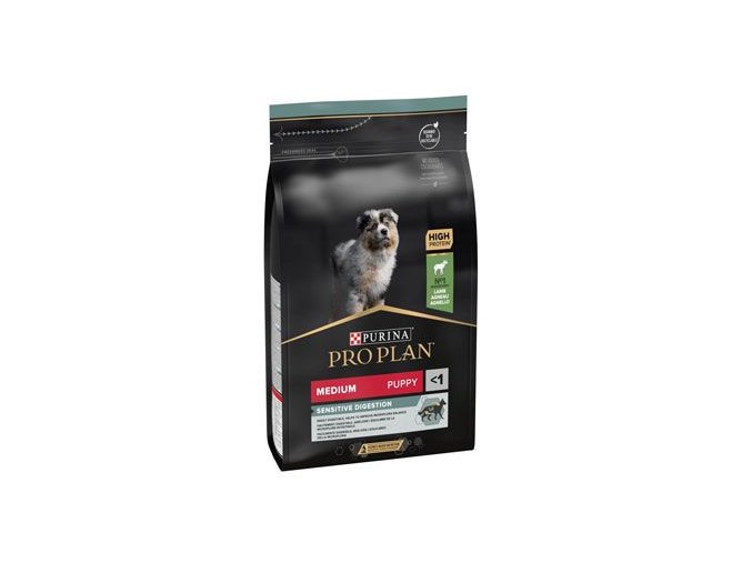 ProPlan Dog Puppy Medium Optidigest jehněčí 12kg