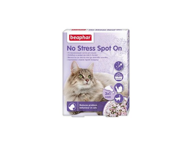 Beaphar No Stress Spot On pro kočky 3 pipety á 0,4ml