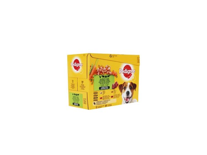 Pedigree kapsa masový výběr, zelenina ve šťávě 12x100g