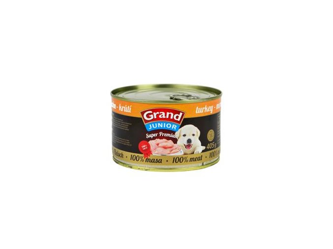 GRAND konz. Superpremium pes Junior krůtí 405g