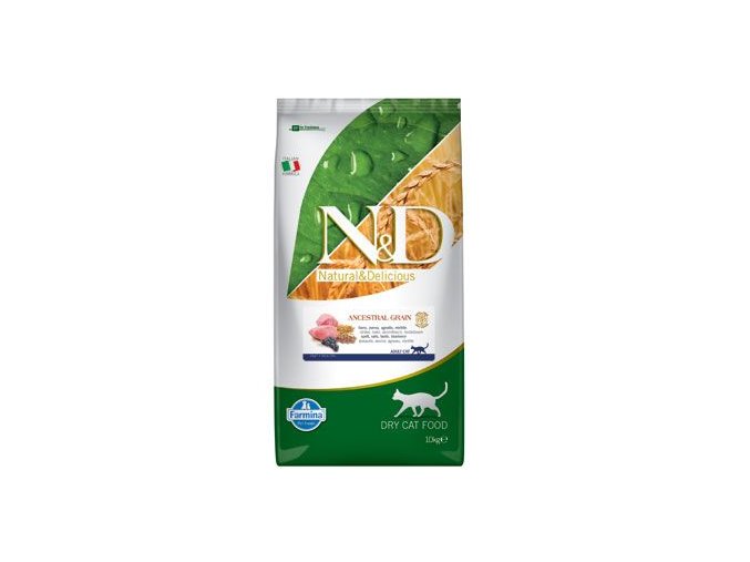 N&D LG CAT Adult Lamb & Blueberry 10kg