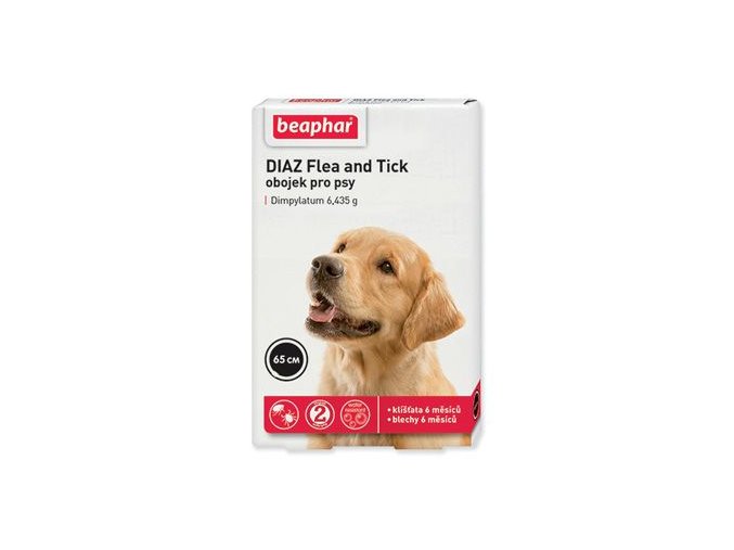 Beaphar Obojek antipar. pes DIAZ Flea&Tick 65cm 1ks