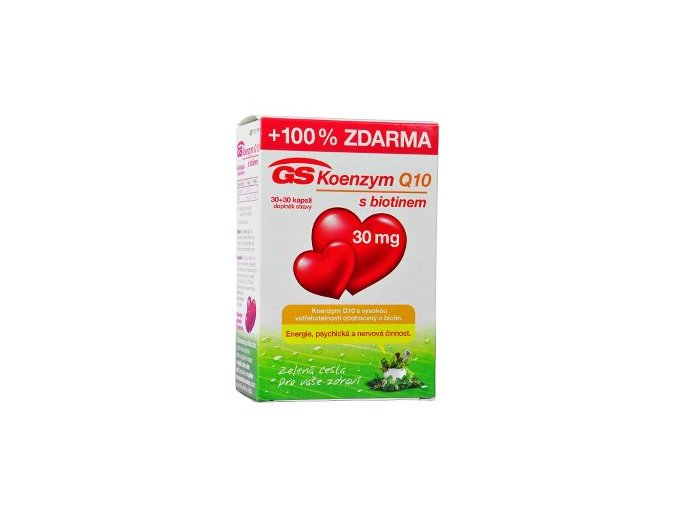 GS Koenzym Q10 30mg 30+30cps