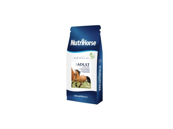 Nutri Horse Müsli Adult Grain Free pro koně 15kg NEW