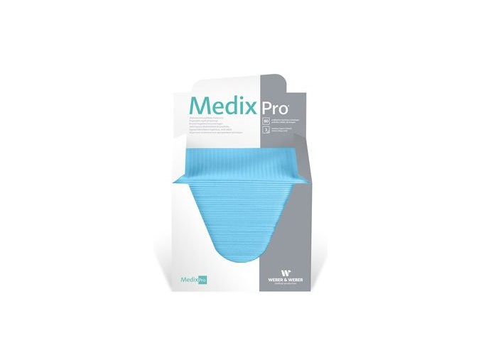 Podložka MedixPro skládaná v boxu 33x48cm, 80ks modrá