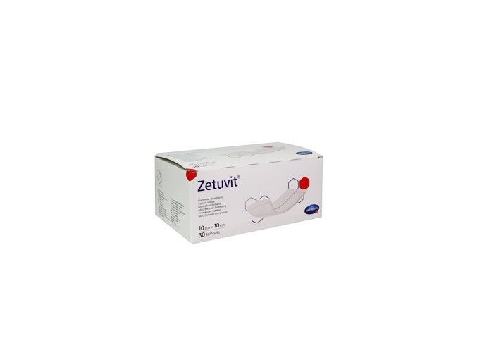 Kompres Zetuvit 10x10cm/30ks nesterilní