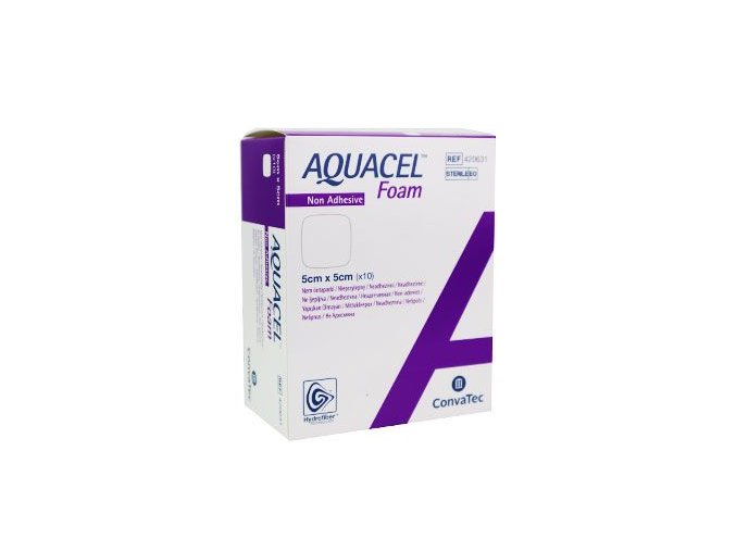 Aquacel foam neadhesivní 5x5cm/10ks krytí na rány