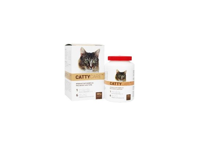 Catty Care Probiotika pro kočky a koťata plv 100g