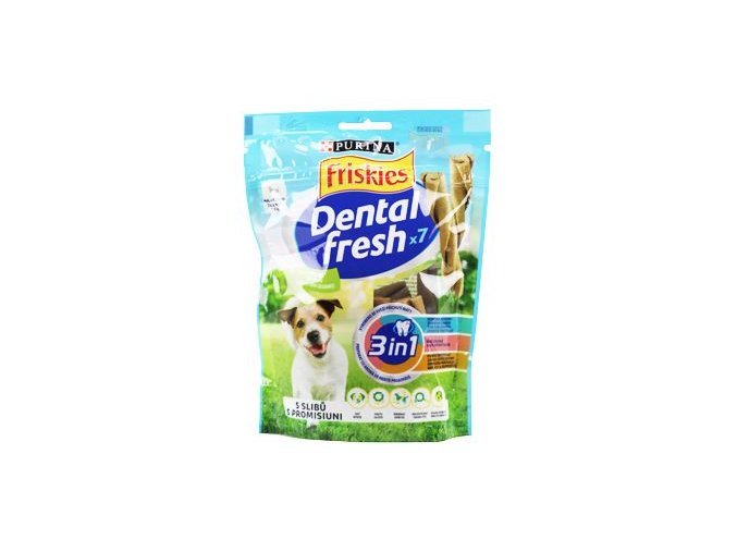 Friskies pochoutka pes DentalFresh 3 v 1 "S" 110g