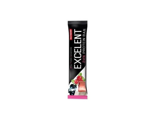 Nutrend Excelent Protein Bar Černý rybíz+brusinky 85g