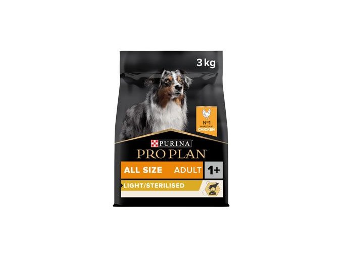 ProPlan Dog All Size Adult Optiweight(Sterilised) 3kg